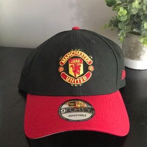 New Manchester United New Era black red hat